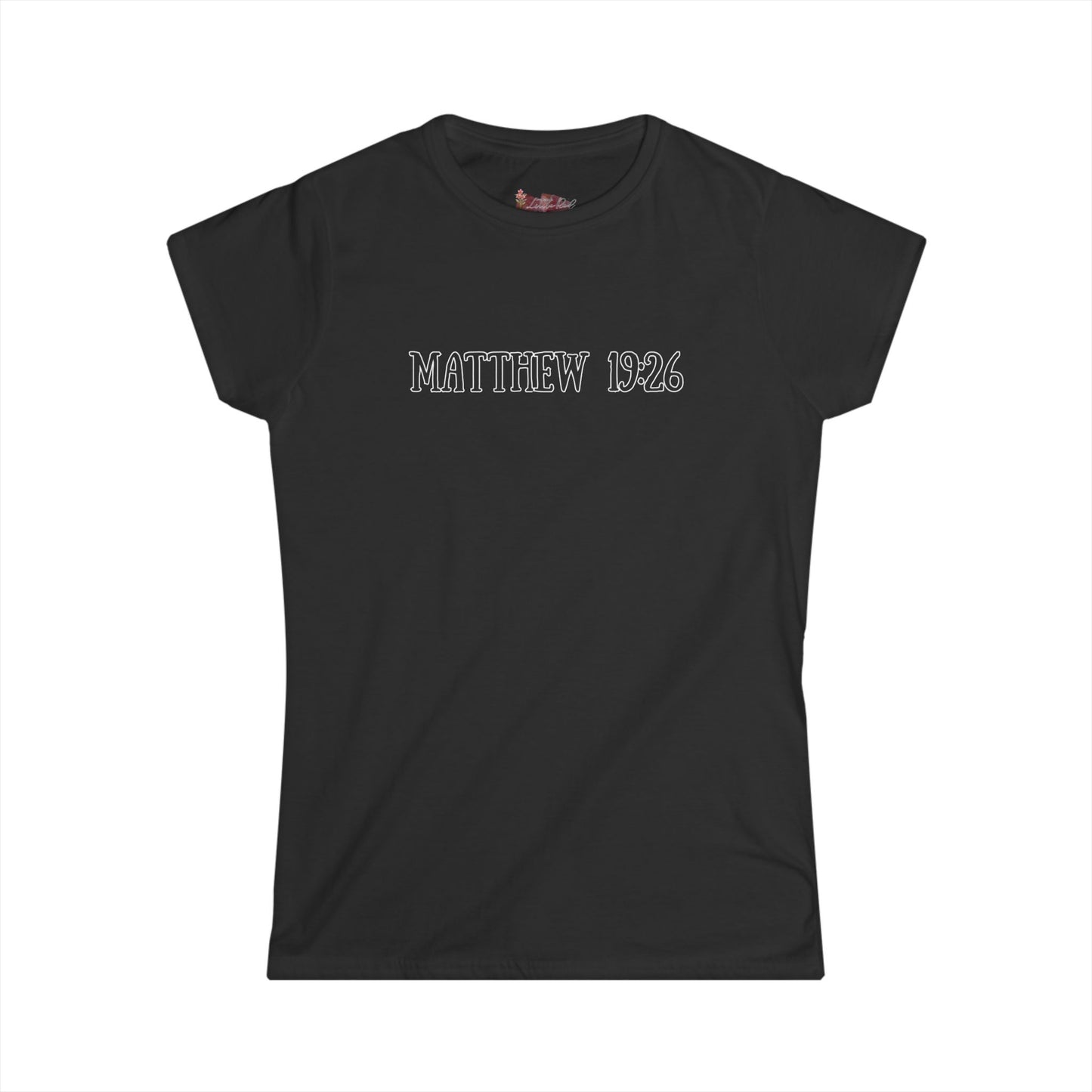 Matthew 19:26 Women's Tee