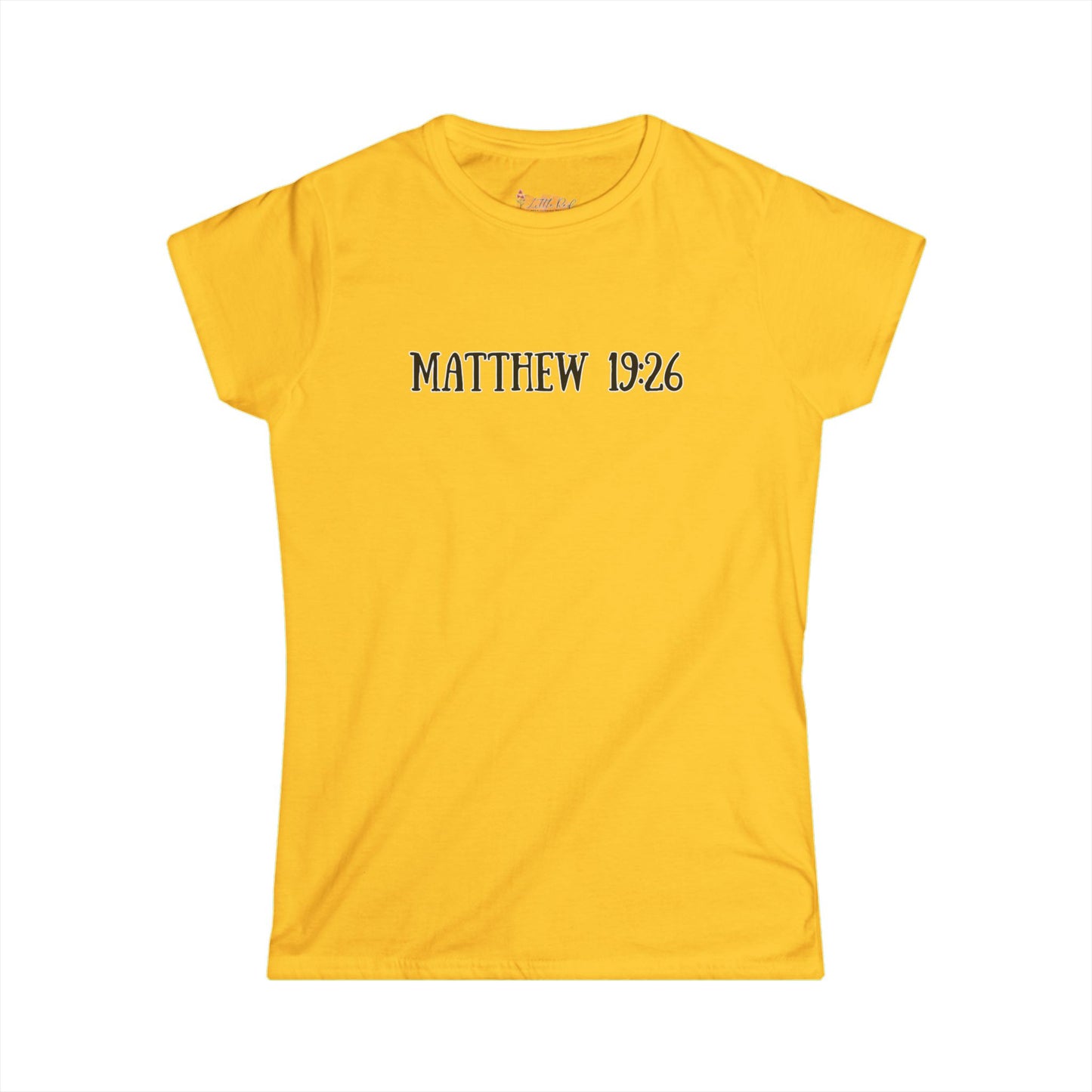 Matthew 19:26 Women's Tee