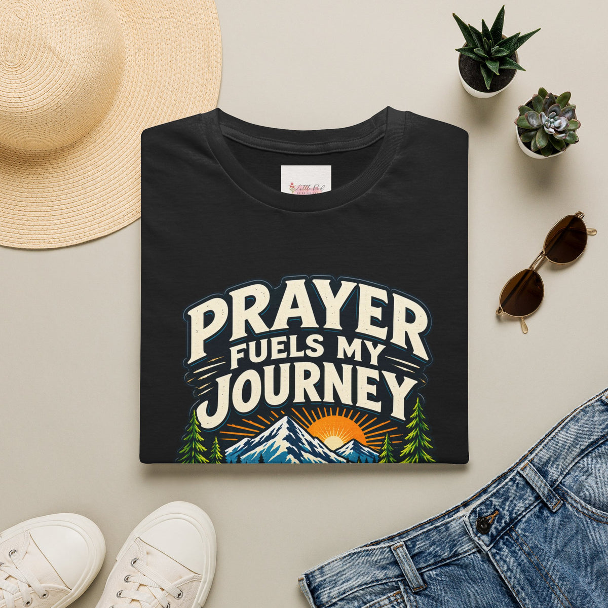 Prayer Fuels My Journey Christian Faith T-Shirt