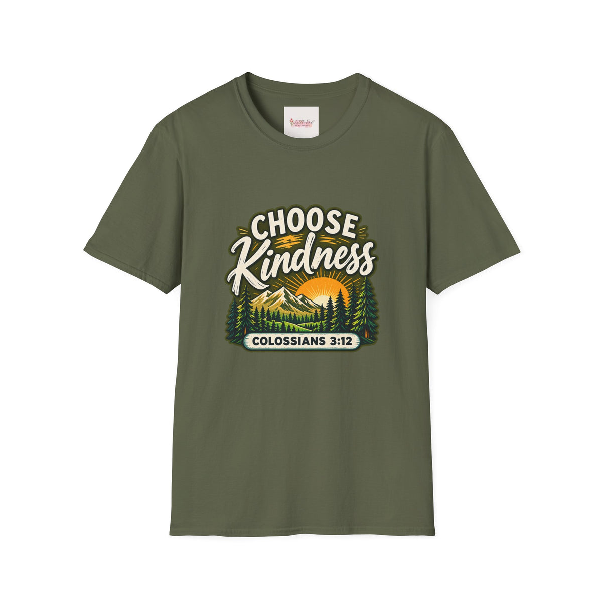 Choose Kindness Colossians 3:12 Christian Nature T-Shirt