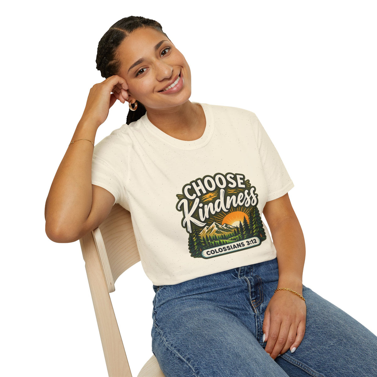 Choose Kindness Colossians 3:12 Christian Nature T-Shirt