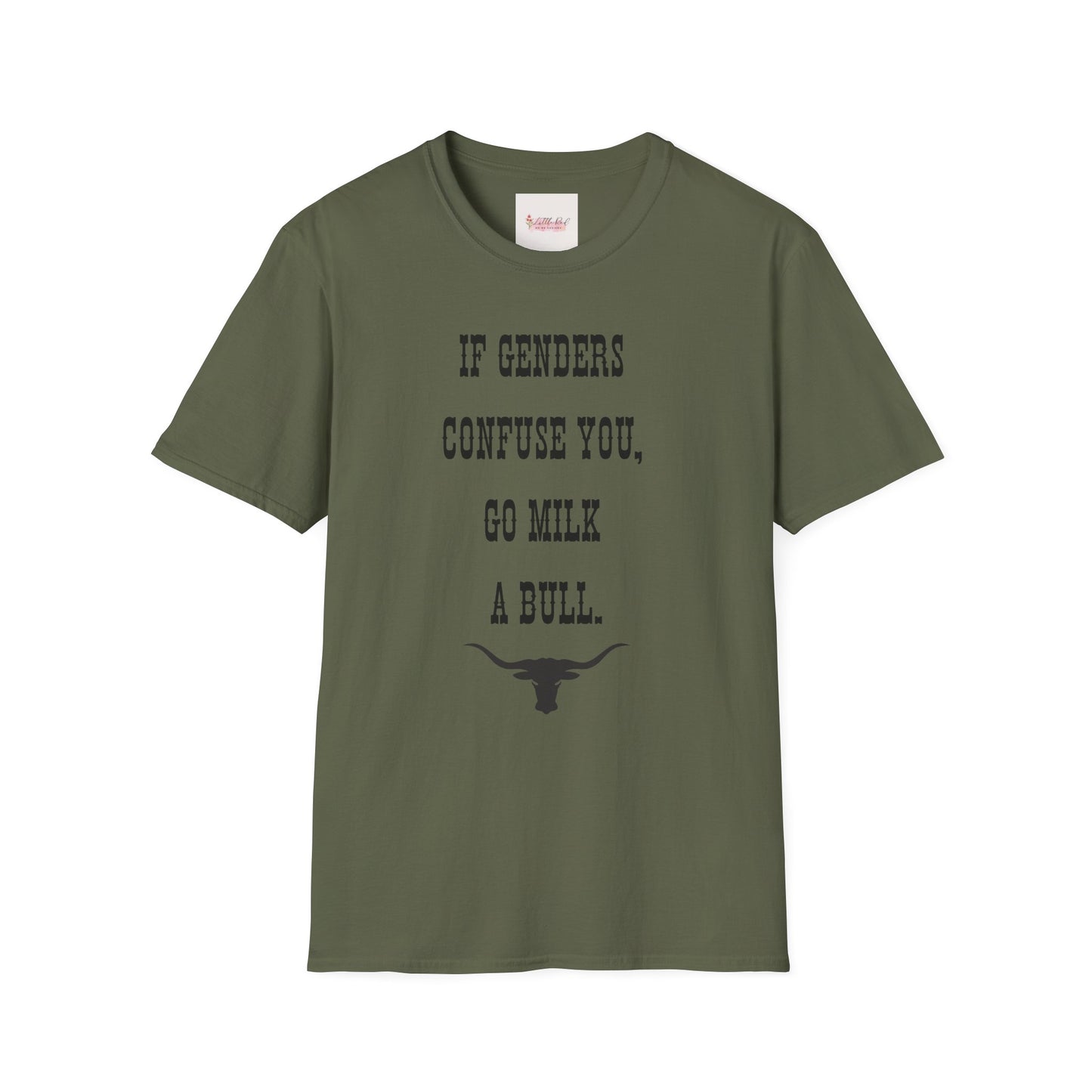 Unisex Adult Witty T-Shirt for Gender Joke