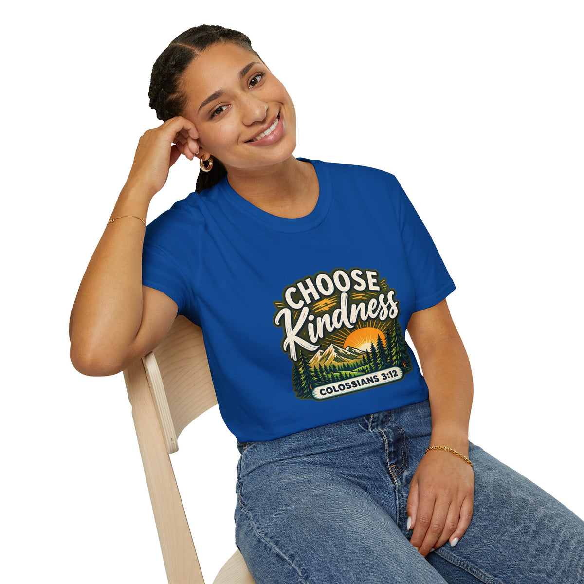 Choose Kindness Colossians 3:12 Christian Nature T-Shirt