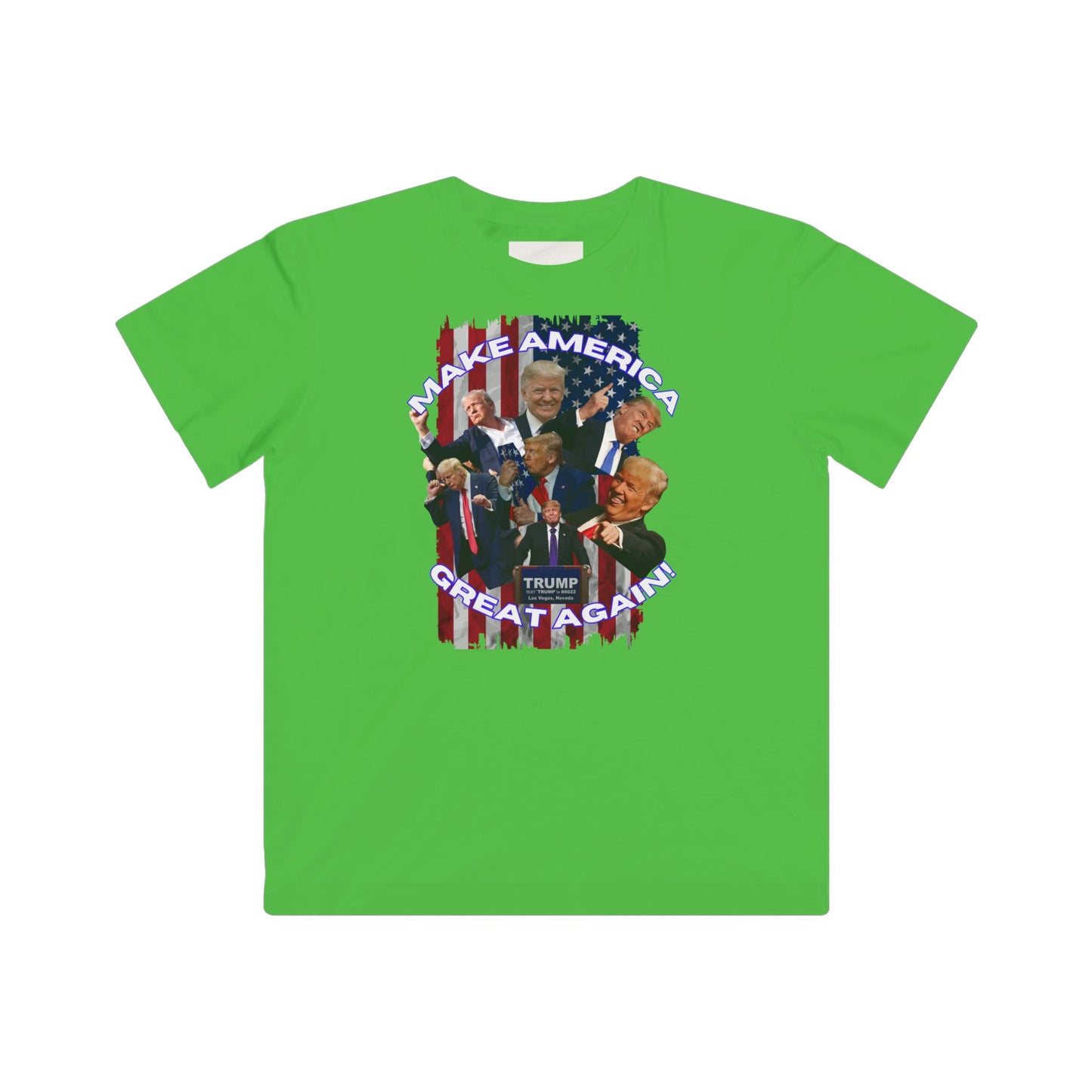 Unisex Kids Patriotic Tee Shirt - Proud American