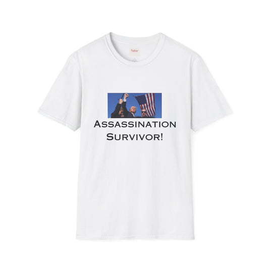 Assassination Survivor Unisex Adult T-Shirt