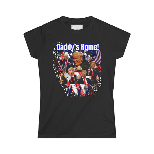 Daddy's Home! Women's Softstyle Tee