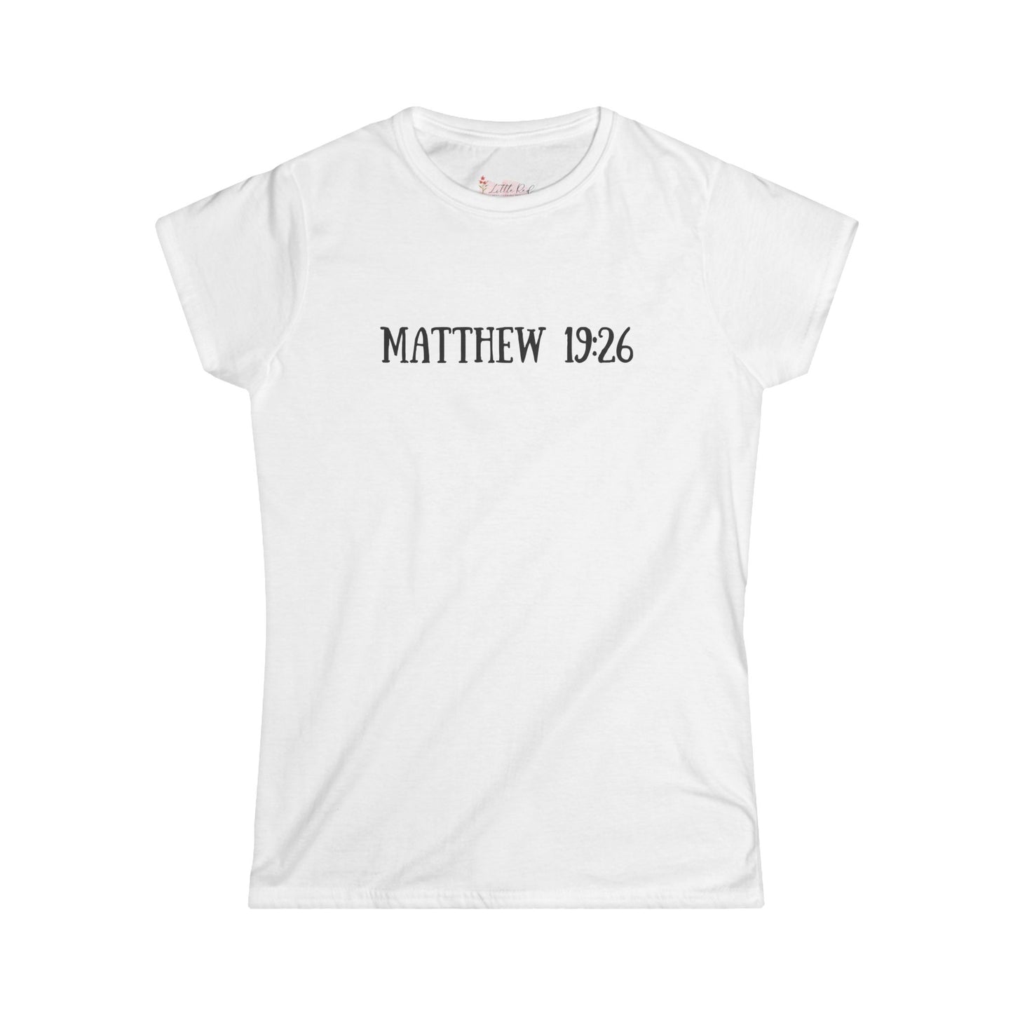 Matthew 19:26 Women's Tee