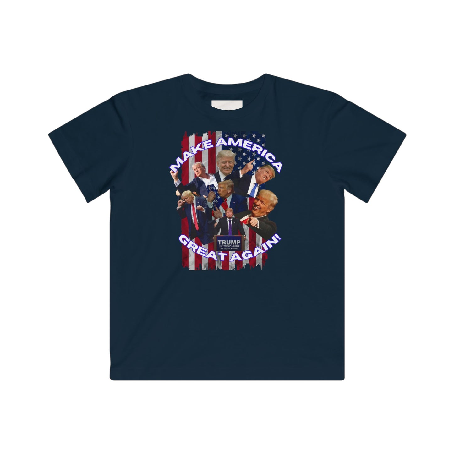 Unisex Kids Patriotic Tee Shirt - Proud American
