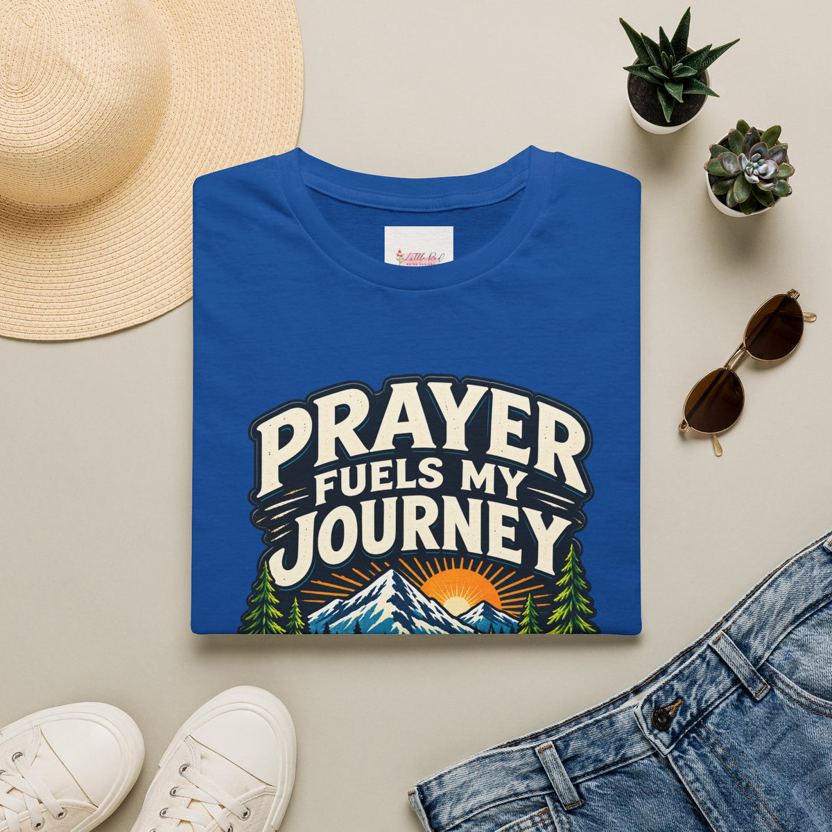 Prayer Fuels My Journey Christian Faith T-Shirt