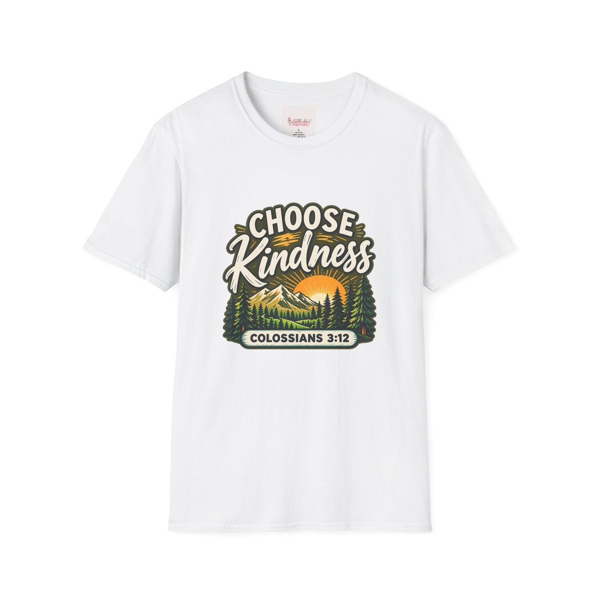 Choose Kindness Colossians 3:12 Christian Nature T-Shirt