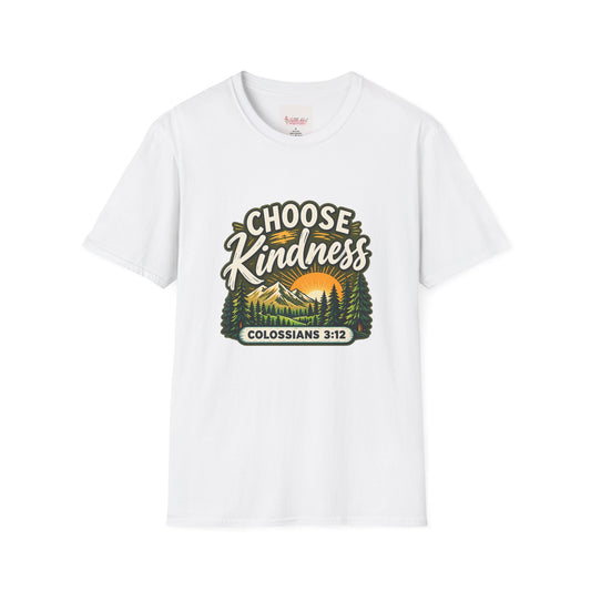 Choose Kindness Colossians 3:12 Christian Nature T-Shirt