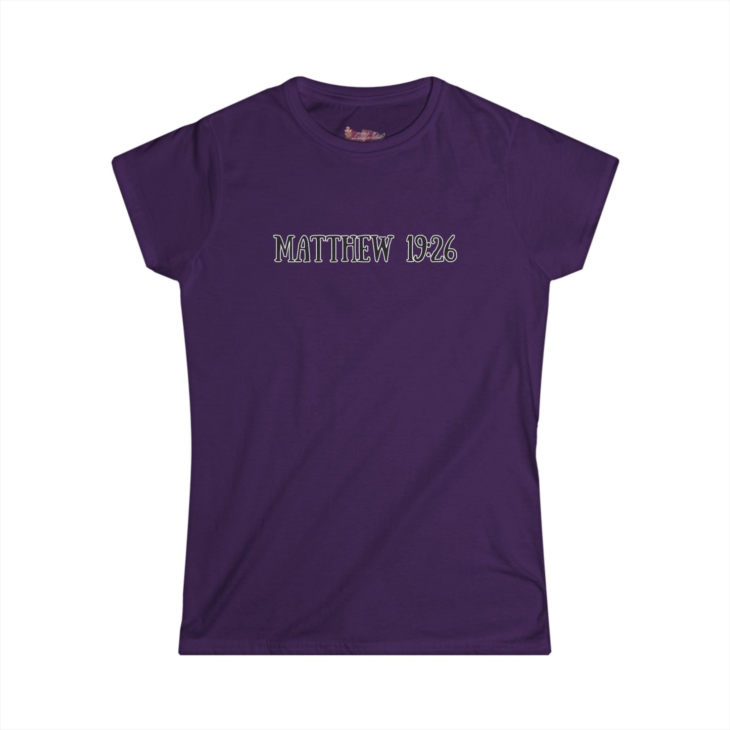 Matthew 19:26 Women's Tee