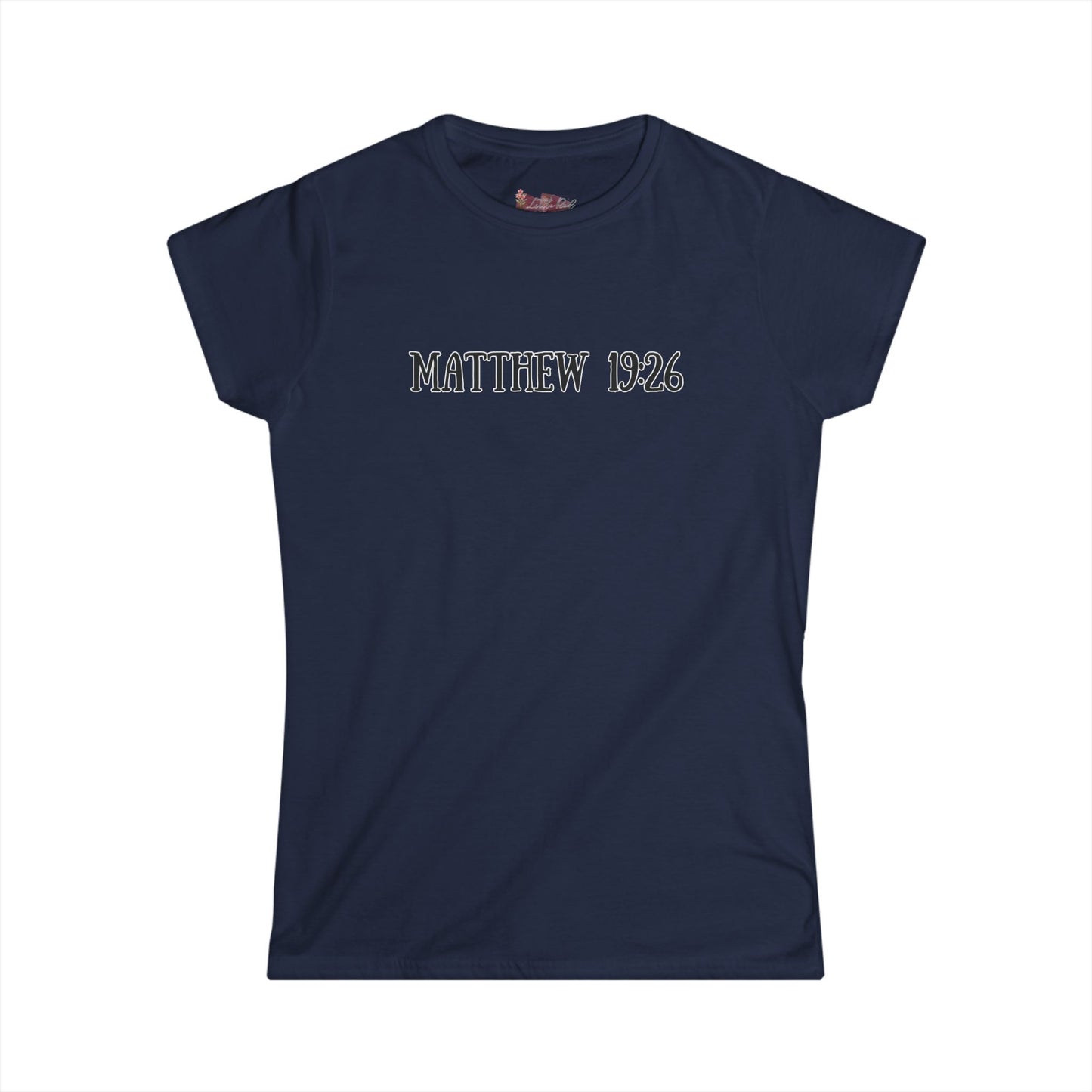 Matthew 19:26 Women's Tee