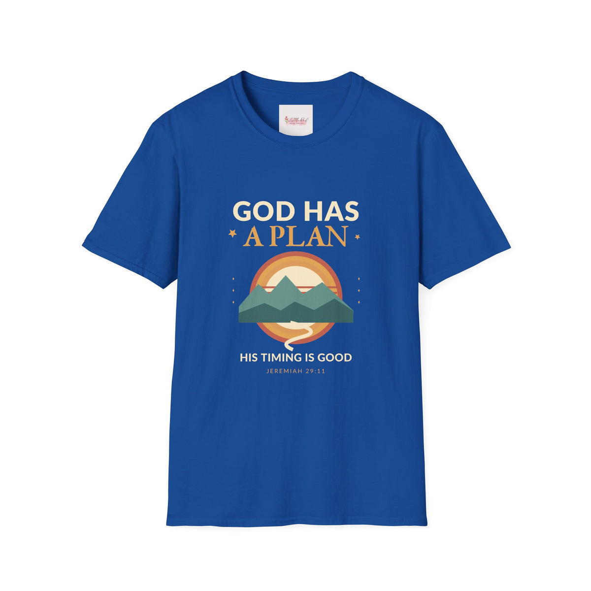 God Has a Plan Faith-Inspired Mountain T-Shirt
