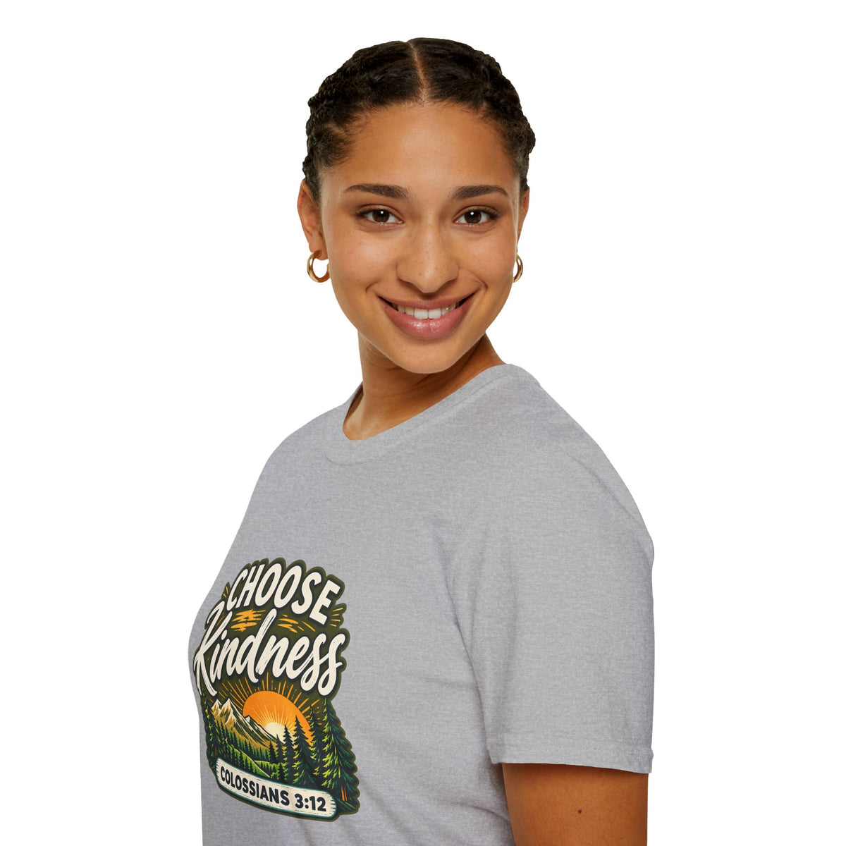 Choose Kindness Colossians 3:12 Christian Nature T-Shirt