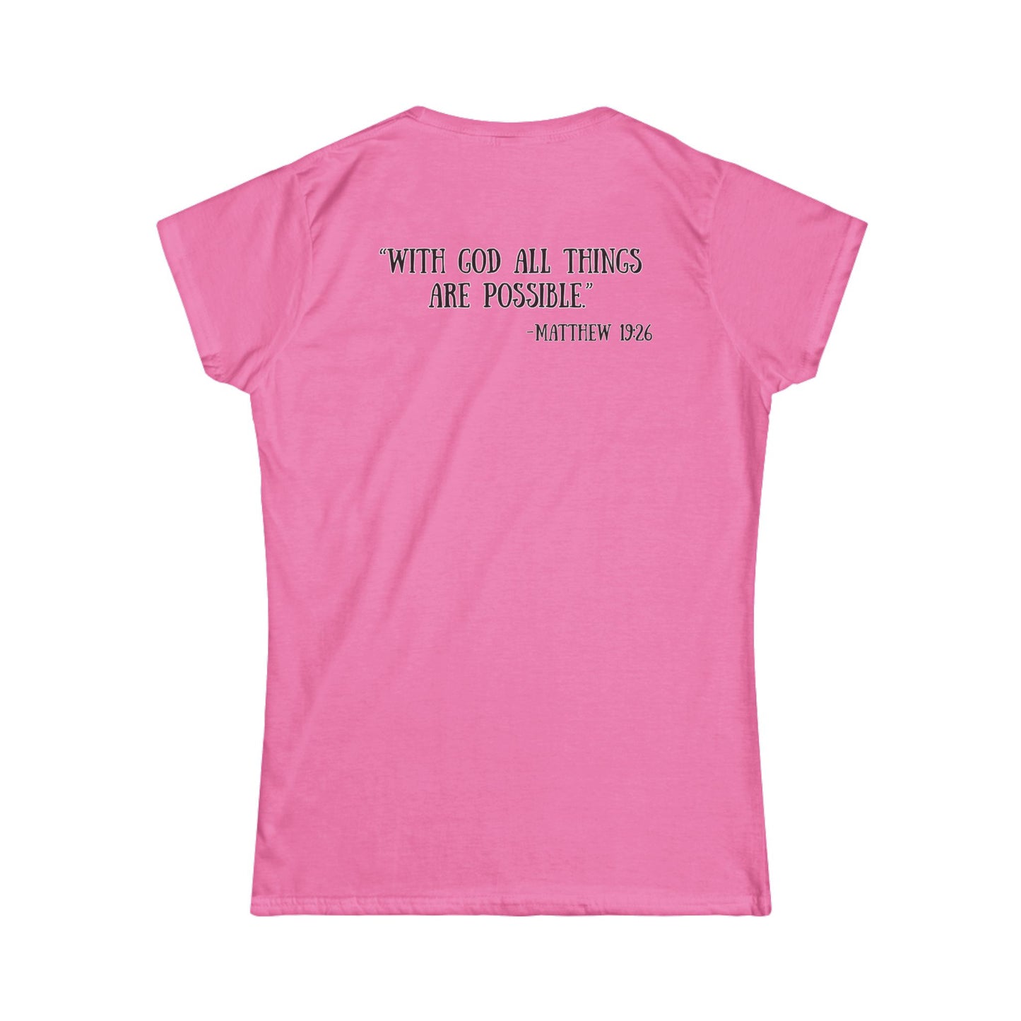 Matthew 19:26 Women's Tee