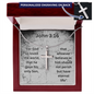 HOT John 3:16 Cross Necklace
